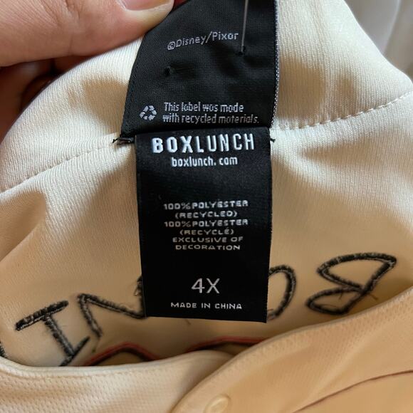 Pixar x BoxLunch Toy Story Jessie Baseball Jersey Cream Red Trim 4X - Picture 12 of 12